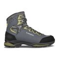 Lowa Wanderschuhe Camino Evo GTX (Trekking, Nubukleder, wasserdicht) stahlblau/kiwi Herren