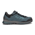 Lowa Wanderschuhe Delago GTX Low (Trekking, Spaltleder-Textil, wasserdicht) petrol/aquamarin Damen