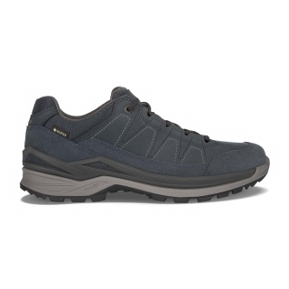 Lowa Alltag-Travelschuhe Toro Evo Low GTX (Velours-Nubu­kleder, wasserdicht) navyblau/grau Herren