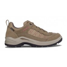 Lowa Wanderschuhe Taurus Pro Low GTX (Veloursleder, wasserdicht) taupebraun/terra Damen