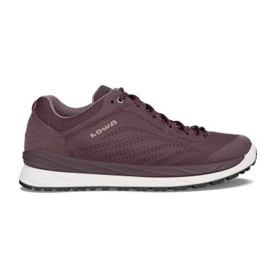 Lowa Alltag-Travelschuhe Malta Low GTX (Veloursleder, wasserdicht) graperot/rose Damen