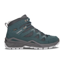 Lowa Wanderschuhe Sirkos Evo Mid GTX (wasserdicht) petrolblau/silber Damen