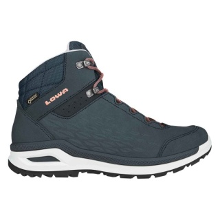 Lowa Alltags-Travelschuhe Locarno QC GTX (wasserdicht) navyblau/mandarine Damen