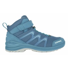 Lowa Wanderschuhe Maddox Mid GTX Junior (Textil/Synthetik, wasserdicht) petrolblau Kinder