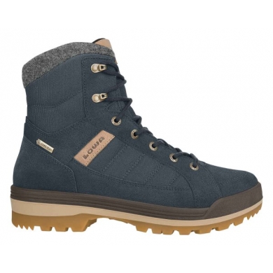 Lowa Winterstiefel Isarco III Mid GTX (Veloursleder, wasserdicht) navyblau Herren