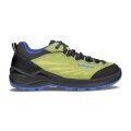 Lowa Multifunktionsschuhe Delago GTX Low (wasserdicht, Veloursleder) limone/blau Kinder