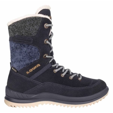 Lowa Winterstiefel Bianca GTX (Veloursleder, wasserdicht) navyblau Mädchen