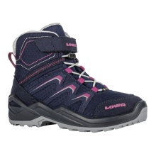 Lowa Winterschuhe Maddox Warm GTX Kid (wasserdicht) navyblau/pink Kinder