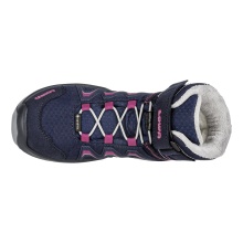 Lowa Winterschuhe Maddox Warm GTX Kid (wasserdicht) navyblau/pink Kinder