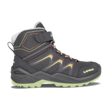 Lowa Winterschuhe Maddox Warm GTX Kid (wasserdicht) graphitgrau/mint Kinder