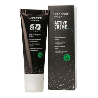 Lowa Schuhpflege Wachs Active Creme schwarz - 1 Dose 75ml