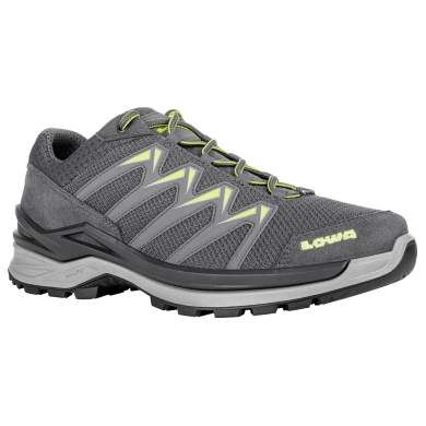 Lowa Wander-Travelschuhe Innox Pro Low GTX (All-Terrain, Synthetik/Textil, wasserdicht) anthrazitgrau/avocado Herren