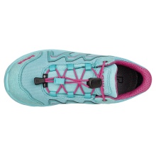 Lowa Wanderschuhe Maddox Low GTX Junior (Textil/Synthetik, wasserdicht) baltikblau/fuchsia Kinder