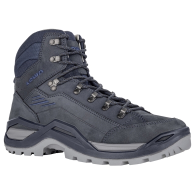 Lowa Wanderschuhe Renegade EVO LL Mid (All-Terrain, Nubukleder) navyblau Herren