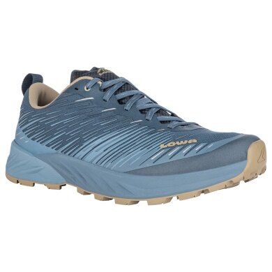 Lowa Trail-Laufschuhe Amplux (Synthetik, Leichtigkeit) jeansblau/dune Herren