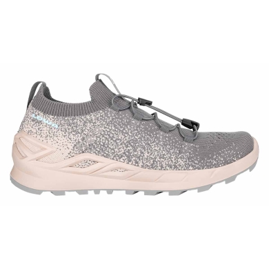 Lowa Sneaker-Laufschuhe Fusion Low (Strickmaterial, sockenähnlicher Einstieg) anthrazitgrau/rosa Damen