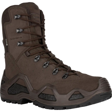 Lowa Military-Stiefel Arbeitsschuhe Z-8S GTX C (Veloursleder, wasserdicht) dunkelbraun Herren