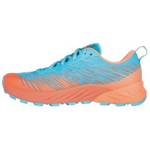 Lowa Trail-Laufschuhe Amplux (Synthetik, Leichtigkeit) orange/arktisblau Damen