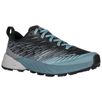 Lowa Trail-Laufschuhe Amplux (Synthetik, Leichtigkeit) grau/arktisblau Damen