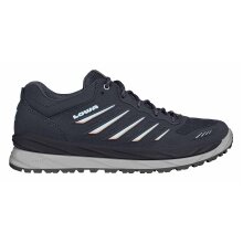 Lowa Alltag-Travelschuhe Axos Low GTX (All-Terrain, wasserdicht) navyblau/eisblau Damen