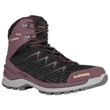 Lowa Wander-Travelschuhe Innox Pro Mid GTX (All-Terrain, Synthetik/Textil, wasserdicht) schwarz/altrosa Damen