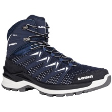 Lowa Wander-Travelschuhe Innox Pro Mid GTX (All-Terrain, Synthetik/Textil, wasserdicht) navyblau/weiss Herren