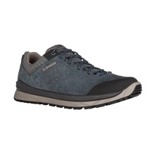 Lowa Alltag-Travelschuhe Malta Low GTX (Veloursleder, wasserdicht) stahlblau Herren