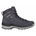 Lowa Wander-Travelschuhe Toro Pro Mid GTX (Velours-Nubukleder, wasserdicht) navyblau/braun Herren