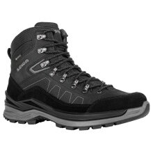 Lowa Wander-Travelschuhe Toro Pro Mid GTX (Velours-Nubukleder, wasserdicht) schwarz Herren