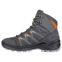 Lowa Wander-Travelschuhe Innox Pro MID GTX Junior (Synthetik/Textil, wasserdicht) 2024 graphitegrau/avocado Kinder