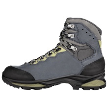 Lowa Wanderschuhe Camino Evo GTX (Trekking, Nubukleder, wasserdicht) 2024 stahlblau/kiwi Herren