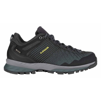 Lowa Wanderschuhe Carezza GTX Low (Trekking, Textil/Synthetik, wasserdicht) anthrazitgrau/petrol Damen