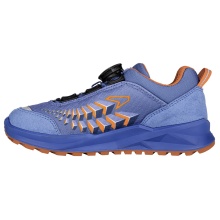 Lowa Wanderschuhe Ferrox Low GTX (Textil/Synthetik, wasserdicht) blau/orange Kinder