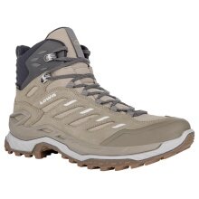 Lowa Wanderschuhe Innovo Mid GTX (All-Terrain, Veloursleder, wasserdicht) braun/grau Damen