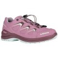 Lowa Wanderschuhe Innox Evo GTX LO (Textil/Synthetik, wasserdicht) orchidpink/jadegrün Mädchen