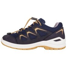 Lowa Wanderschuhe Innox Evo GTX LO (Textil/Synthetik, wasserdicht) navyblau/currygelb Kinder