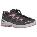 Lowa Wanderschuhe Innox Evo GTX LO (Textil/Synthetik, wasserdicht) graphitegrau/rosa Kinder