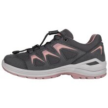 Lowa Wanderschuhe Innox Evo GTX LO (Textil/Synthetik, wasserdicht) graphitegrau/rosa Kinder