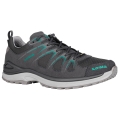 Lowa Wanderschuhe Innox Evo Low GTX (Outdoor-Fitness, Mikrofaser, wassderdicht) graphitegrau/arktisblau Damen