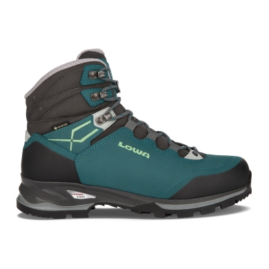 Lowa Wanderschuhe Lady Light GTX (Trekking, Nubukleder, wasserdicht) petrolblau/mintgrün Damen