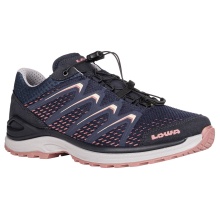 Lowa Wanderschuhe Maddox Low GTX (Multifunktion, Textil/Synthetik, wasserdicht) navyblau/champagner Damen