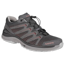 Lowa Wanderschuhe Maddox Low GTX (Multifunktion, Textil/Synthetik, wasserdicht) graphitegrau/grape Damen