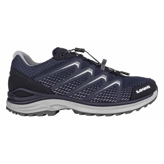 Lowa Wanderschuhe Maddox Low GTX (Multifunktion, wasserdicht) navyblau/silber Herren