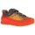 Lowa Wanderschuhe Merger GTX Junior Velcro (Multifunktion, wasserdicht, Klett­ver­schluss) flamerot/mango Kleinkinder