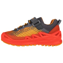 Lowa Wanderschuhe Merger GTX Junior Velcro (Multifunktion, wasserdicht, Klett­ver­schluss) flamerot/mango Kleinkinder