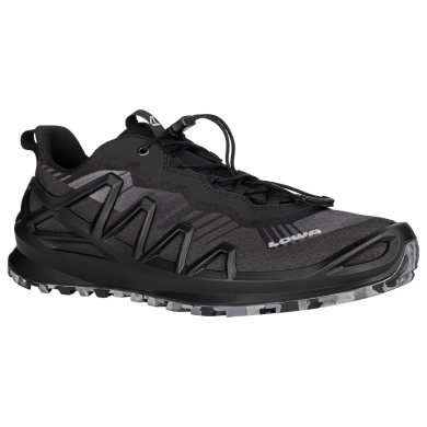 Lowa Wanderschuhe Merger Low GTX (All-Terrain, Synthetik/Textil, wasserdicht) schwarz Herren