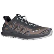 Lowa Wanderschuhe Merger Low GTX (All-Terrain, Synthetik/Textil, wasserdicht) nussbraun/anthrazitgrau Herren