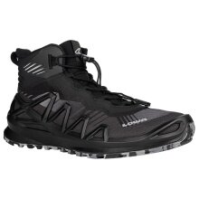 Lowa Wanderschuhe Merger Mid GTX (All-Terrain, Synthetik/Textil, wasserdicht) schwarz Herren