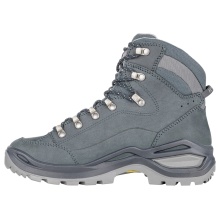 Lowa Wanderschuhe Renegade Evo Mid GTX (All-Terrain, Nubukleder, wasserdicht) stahlblau/altrosa Damen