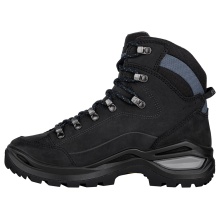 Lowa Wanderschuhe Renegade Evo Mid GTX (All-Terrain, Nubukleder, wasserdicht) schwarz/blau Damen